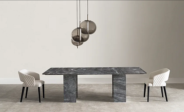 Прямоугольный мраморный стол CASAMILANO KARL фабрика CASAMILANO из Италии. Фото №7