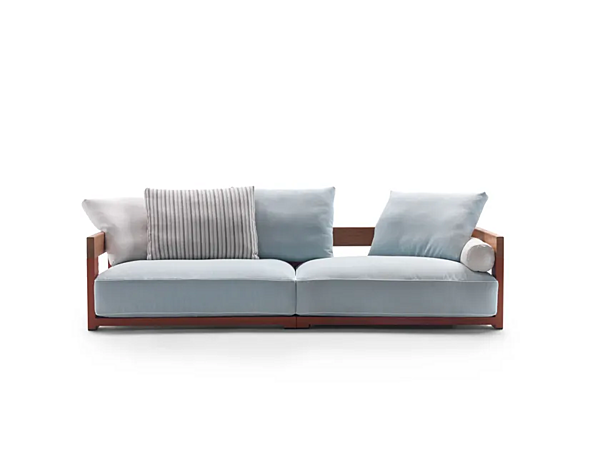Секционный садовый диван из ткани FLEXFORM MILOS фабрика FLEXFORM из Италии. Фото №5