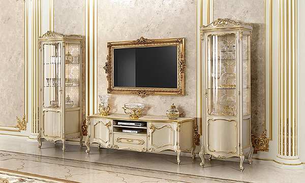 Большая композиция для ТВ в гостиной Modenese Gastone фабрика MODENESE GASTONE из Италии. Фото №1
