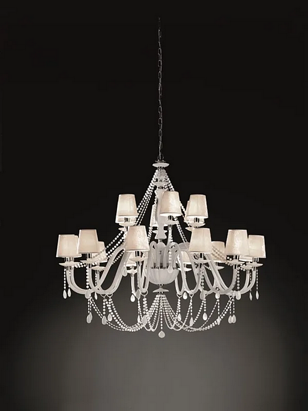 Люстра с кристаллами Сваровски Arcobaleno L12 6 Euroluce Lampadari фабрика EUROLUCE LAMPADARi из Италии. Фото №5