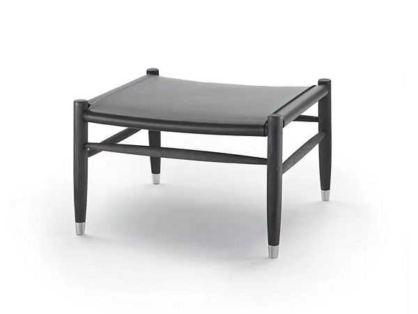 Танированная кожаная пуф Tessa S H FLEXFORM фабрика FLEXFORM из Италии. Фото №1