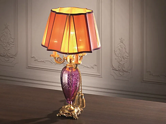 Настольная лампа из стекла с абажуром Euroluce Lampadari Lady LG