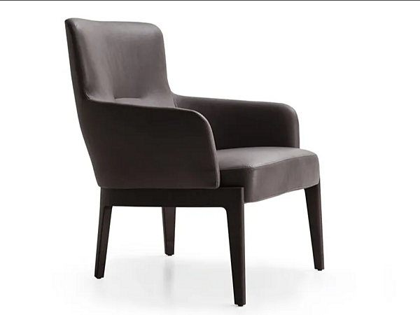 Кресло с подлокотниками из ткани Chelsea Molteni & C фабрика Molteni & C.(+VITRA) из Италии. Фото №1
