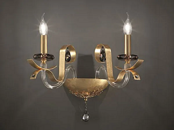 Настенный светильник с кристаллами Сваровски Nuage A2 Euroluce Lampadari