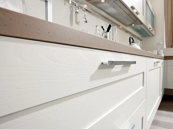 Кухня из ясеня с высокими шкафами LUBE CUCINE ASH KITCHEN Gallery 08 фабрика LUBE CUCINE из Италии. Фото №4