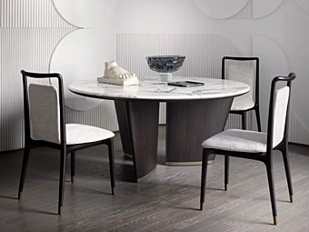 Круглый мраморный стол GIORGETTI Mistral Круглый мраморный стол GIORGETTI Mistral фабрика GIORGETTI из Италии