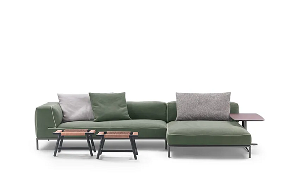 Секционный диван из ткани с мягкой спинкой FLEXFORM PERRY UP фабрика FLEXFORM из Италии. Фото №9