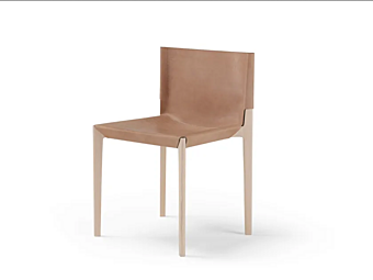 Стул из кожи с деревянными ножками STILT AMURA AM119_332_Rov.Naturale+Cuoio41_ Стул из кожи с деревянными ножками STILT AMURA AM119_332_Rov.Naturale+Cuoio41_ фабрика AMURA из Италии