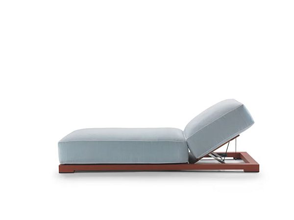 Шезлонг с регулируемой спинкой из текстиля FLEXFORM MILOS фабрика FLEXFORM из Италии. Фото №2