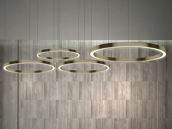 Подвесная LED лампа из алюминия Euroluce Lampadari PROFILE фабрика EUROLUCE LAMPADARi из Италии. Фото №1