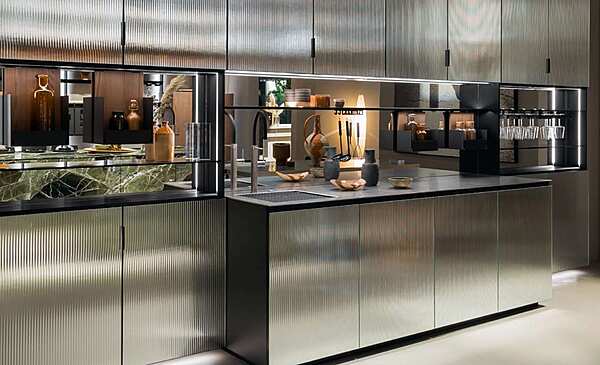 Кухня итальянская современная CESAR CUCINE N_elle NEWS EUROCUCINA Composition Three фабрика CESAR CUCINE из Италии. Фото №5