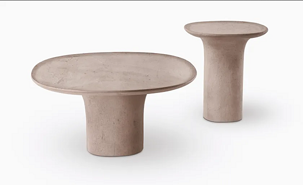 Кофейный стол круглый из бетона ручной работы CASAMILANO CALLAS фабрика CASAMILANO из Италии. Фото №2