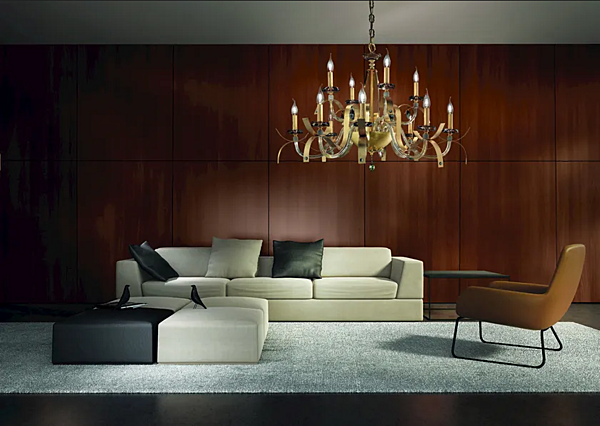 Люстра с кристаллами Сваровски Euroluce Lampadari  Nuage L8 4 фабрика EUROLUCE LAMPADARi из Италии. Фото №2