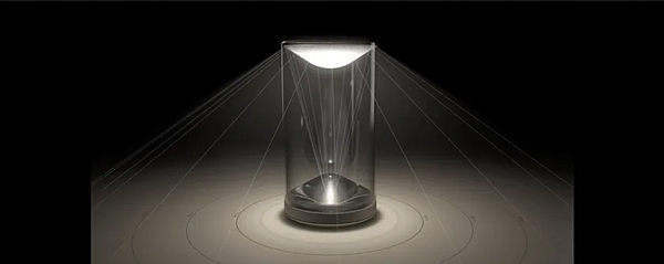 Настольная лампа из стекла с диммером Lumina EVA 140 фабрика Lumina из Италии. Фото №10