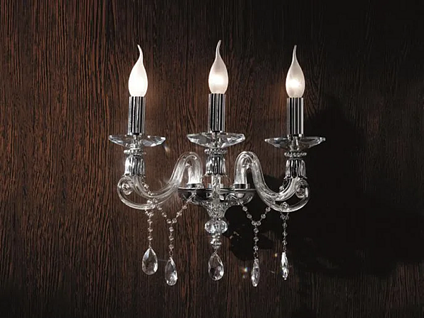 Настенный светильник с кристаллами Сваровски Euroluce Lampadari Venere A3 фабрика EUROLUCE LAMPADARi из Италии. Фото №1