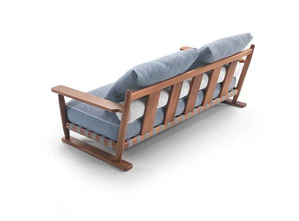 Садовый диван из дерева Iroko коллекции Meriggio FLEXFORM фабрика FLEXFORM из Италии. Фото №4
