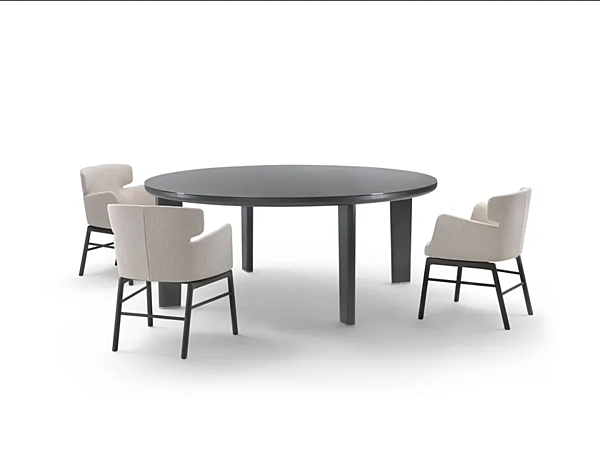 Круглый обеденный стол из дерева Arnold FLEXFORM 02C581, 02C582, 02C583 фабрика FLEXFORM из Италии. Фото №2