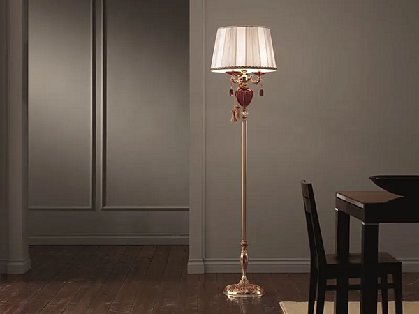 Напольная лампа с кристаллами Сваровски Rubino Alicante Euroluce Lampadari PT3 1 фабрика EUROLUCE LAMPADARi из Италии. Фото №1