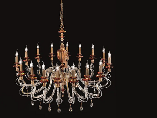 Люстра с кристаллами Сваровски Elsa Special Edition L16 Euroluce Lampadari фабрика EUROLUCE LAMPADARi из Италии. Фото №1