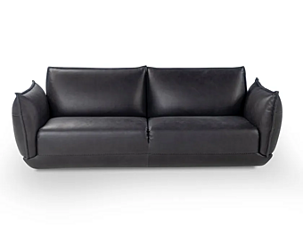 Диван из кожи с мягкой спинкой Calia Italia L Eclair F2745