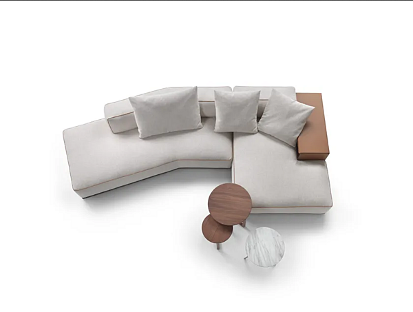 Секционный диван из ткани с интегрированным местом для журналов FLEXFORM PERRY фабрика FLEXFORM из Италии. Фото №10