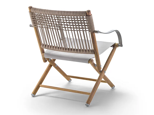 Кресло из ироко с мягкой спинкой FLEXFORM LAUREN 02C3C1 фабрика FLEXFORM из Италии. Фото №2