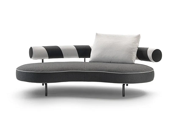 Изогнутый диван с тканевой обивкой FLEXFORM Supermax фабрика FLEXFORM из Италии. Фото №1