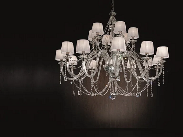 Люстра с кристаллами Сваровски Arcobaleno L12 6 Euroluce Lampadari фабрика EUROLUCE LAMPADARi из Италии. Фото №4