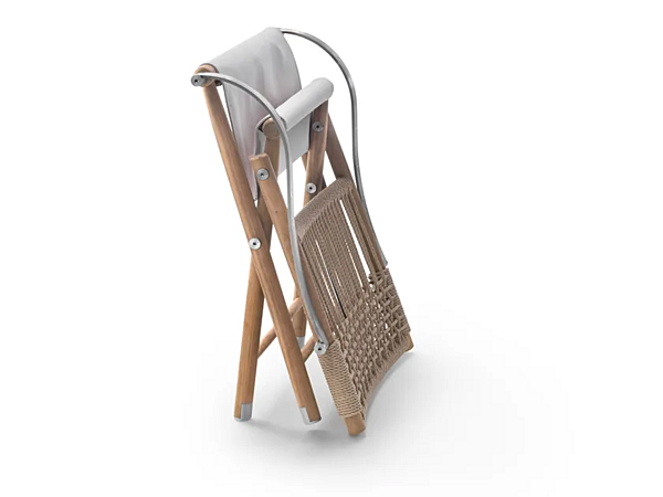 Кресло из ироко с мягкой спинкой FLEXFORM LAUREN 02C3C1 фабрика FLEXFORM из Италии. Фото №4