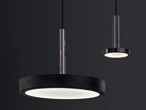 Подвесная лампа из металла с LED подсветкой VECTOR Euroluce Lampadari фабрика EUROLUCE LAMPADARi из Италии. Фото №1