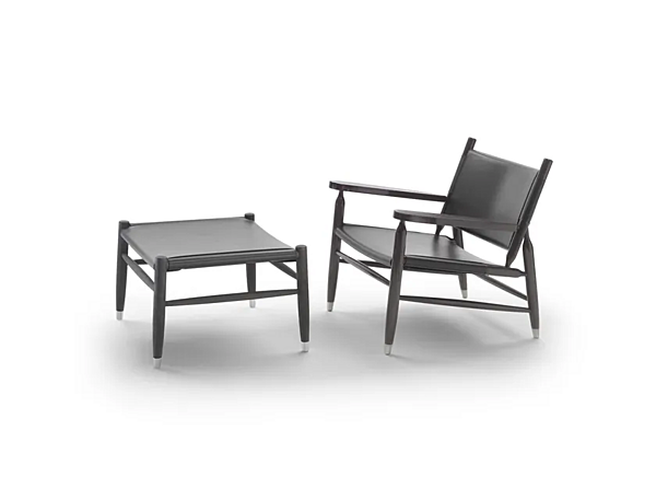 Кресло с подлокотниками из кожи  Tessa FLEXFORM фабрика FLEXFORM из Италии. Фото №5
