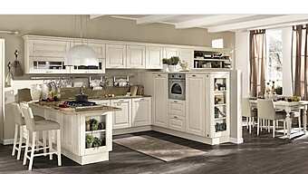 Деревянная кухня из коллекции LUBE CUCINE Laura 03