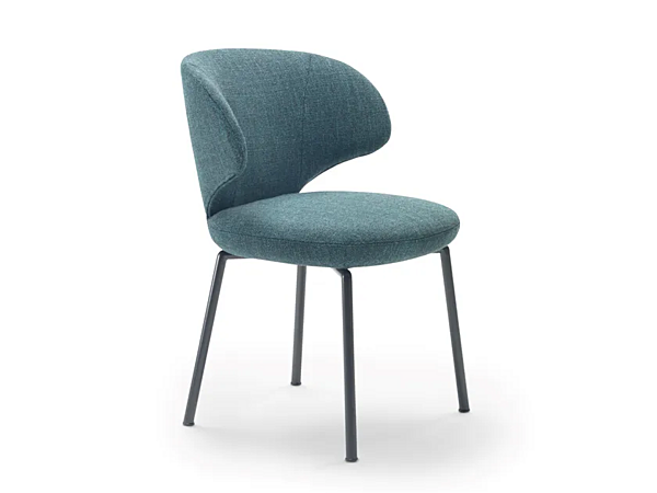 Кресло с обитой спинкой из ткани FLEXFORM Susanne 2A701 фабрика FLEXFORM из Италии. Фото №1