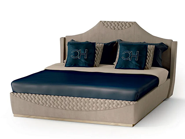 Кровать с обитой спинкой из ткани CARPANESE 6689 размера King Size 6689 фабрика CARPANESE из Италии. Фото №1