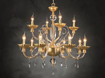 Люстра с кристаллами Florentia L8 4 Euroluce Lampadari