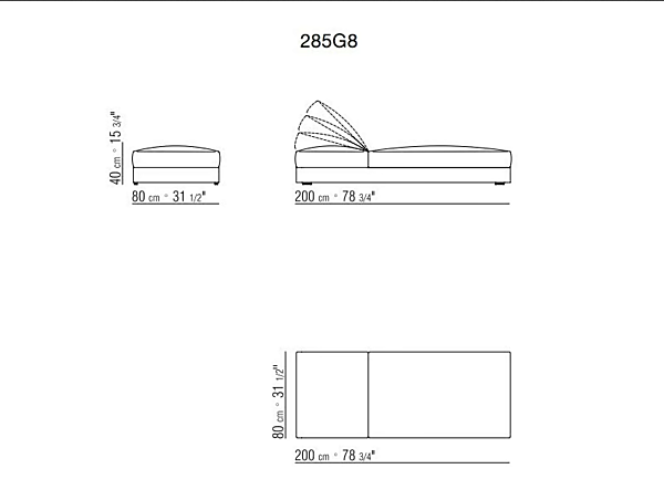 Секционный диван из ткани для сада FLEXFORM FREEPORT фабрика FLEXFORM из Италии. Фото №8