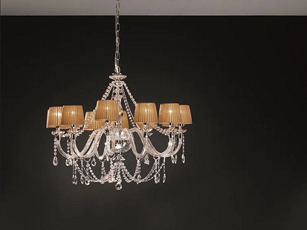 Люстра с кристаллами Сваровски Arcobaleno L12 Euroluce Lampadari фабрика EUROLUCE LAMPADARi из Италии. Фото №1