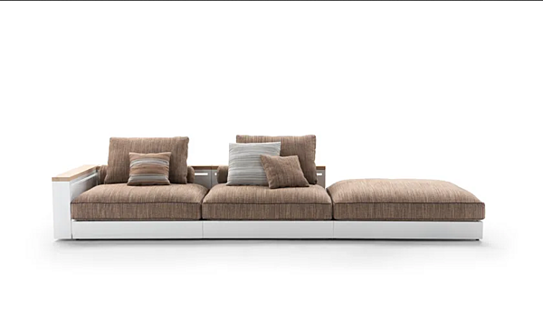 Секционный диван из ткани для сада FLEXFORM FREEPORT фабрика FLEXFORM из Италии. Фото №4