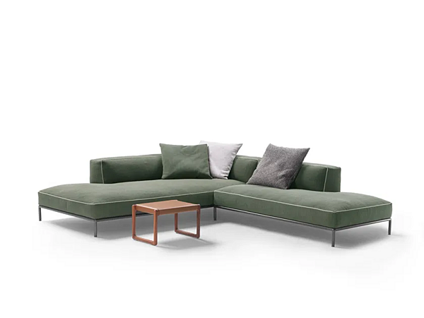 Секционный диван из ткани с мягкой спинкой FLEXFORM PERRY UP фабрика FLEXFORM из Италии. Фото №4