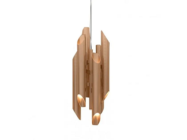 Подвесная лампа из окрашенной стали с LED подсветкой CASAMILANO SHARD RDX фабрика CASAMILANO из Италии. Фото №1