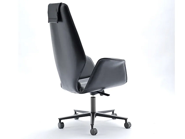 Кресло с обитой спинкой из кожи FASEM Fosca BIG TALL ABW фабрика FASEM из Италии. Фото №4