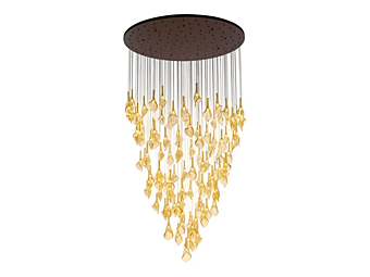 Подвесная лампа из муранского стекла ручной работы MULTIFORME DESTIN CHARME SS3390-140x260-A