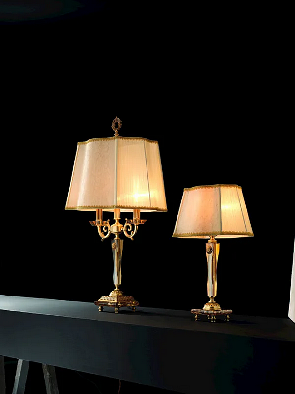Настольная лампа из металла Ermes LG2 LP1 Euroluce Lampadari фабрика EUROLUCE LAMPADARi из Италии. Фото №2