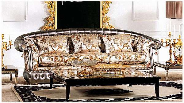 Элитный диван в стиле Арт Деко ZANABONI Ottoman 3 фабрика ZANABONI из Италии. Фото №1