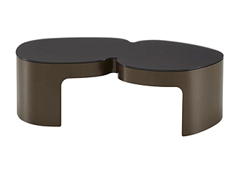 Кофейный столик из закаленного стекла и стали LIGNE ROSET Pukka 11497836