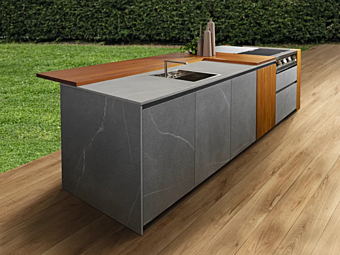 Уличная кухня из нержавеющей стали ASTER CUCINE Outdoor Уличная кухня из нержавеющей стали ASTER CUCINE Outdoor фабрика Aster Cucine из Италии