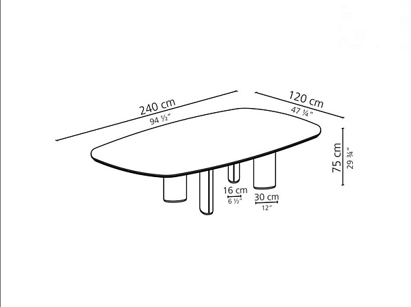 Прямоугольный мраморный стол CASAMILANO ARNE фабрика CASAMILANO из Италии. Фото №9