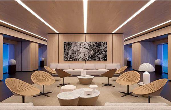 Кожаное кресло с четырьмя спицами FASEM Fiorile LOUNGEPLISSÉ BC фабрика FASEM из Италии. Фото №8