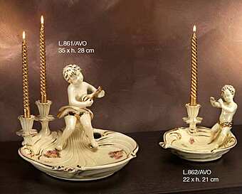Подсвечник LORENZON Arte e Ceramica L.861/AVO Подсвечник LORENZON Arte e Ceramica L.861/AVO фабрика LORENZON (F.LLI LORENZON) из Италии