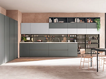 Линейная кухня из материала LUBE CUCINE коллекции Plus 1